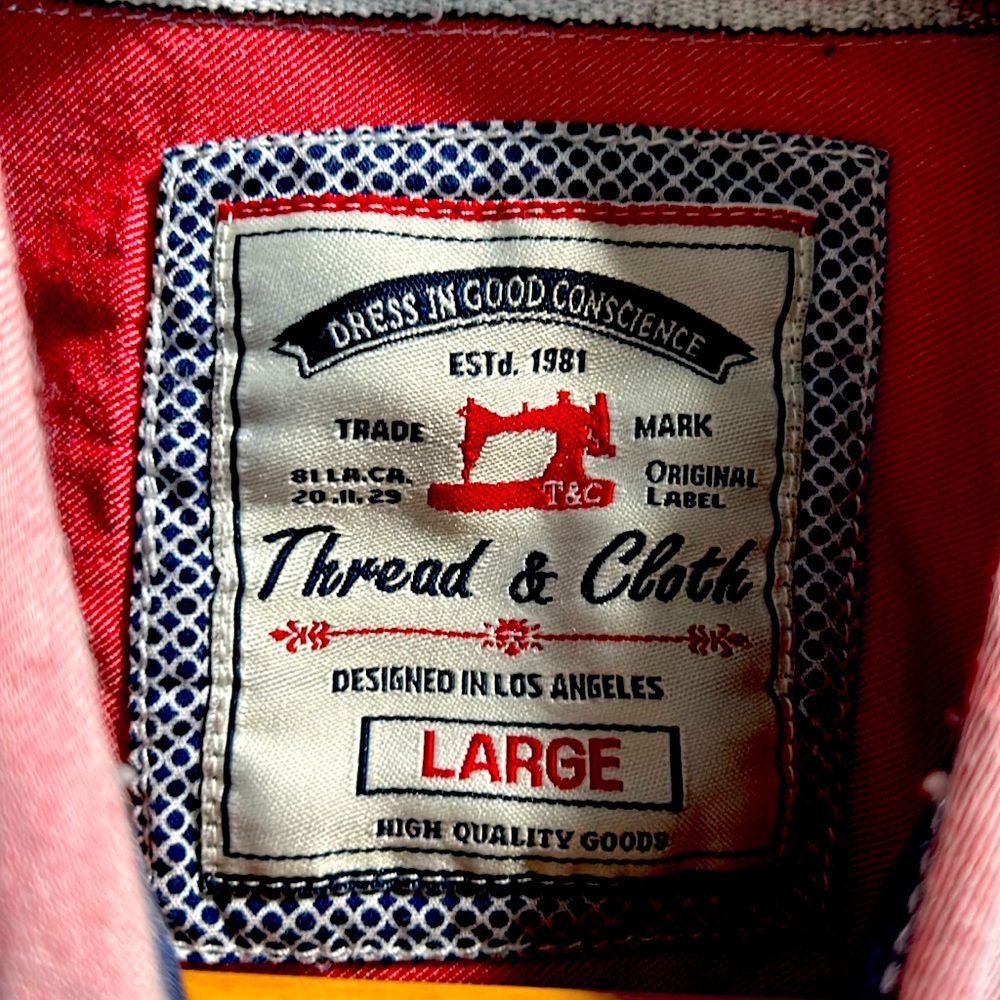 Thread and cloth shirt Large